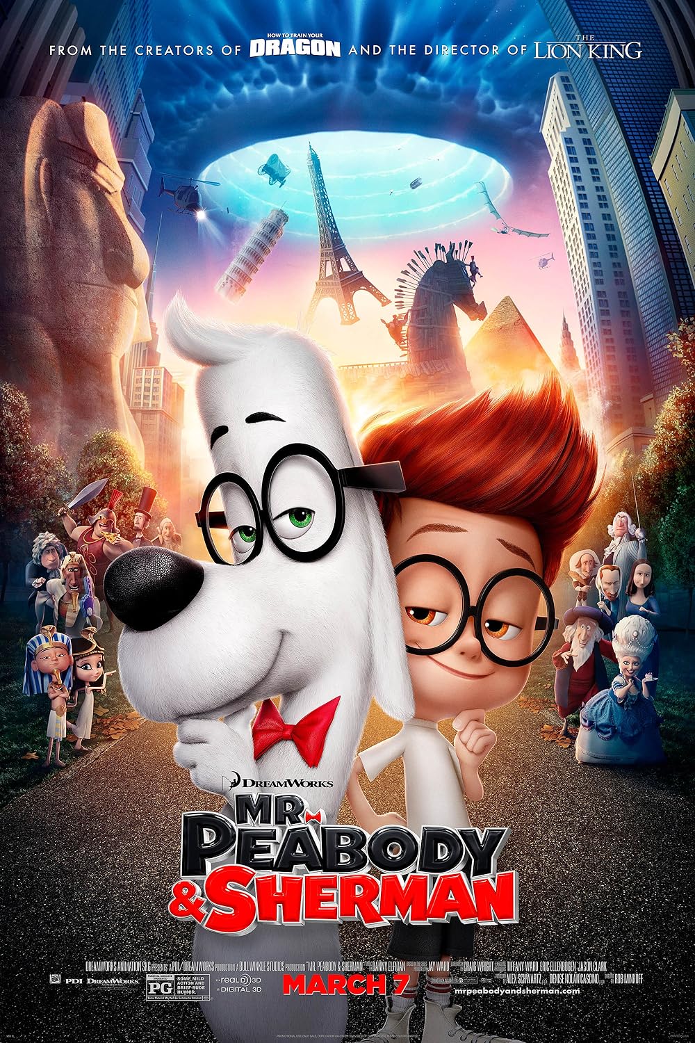 Mr. Peabody and Sherman 2014 Dual Audio Hindi ORG 1080p 720p 480p BluRay ESubs Download