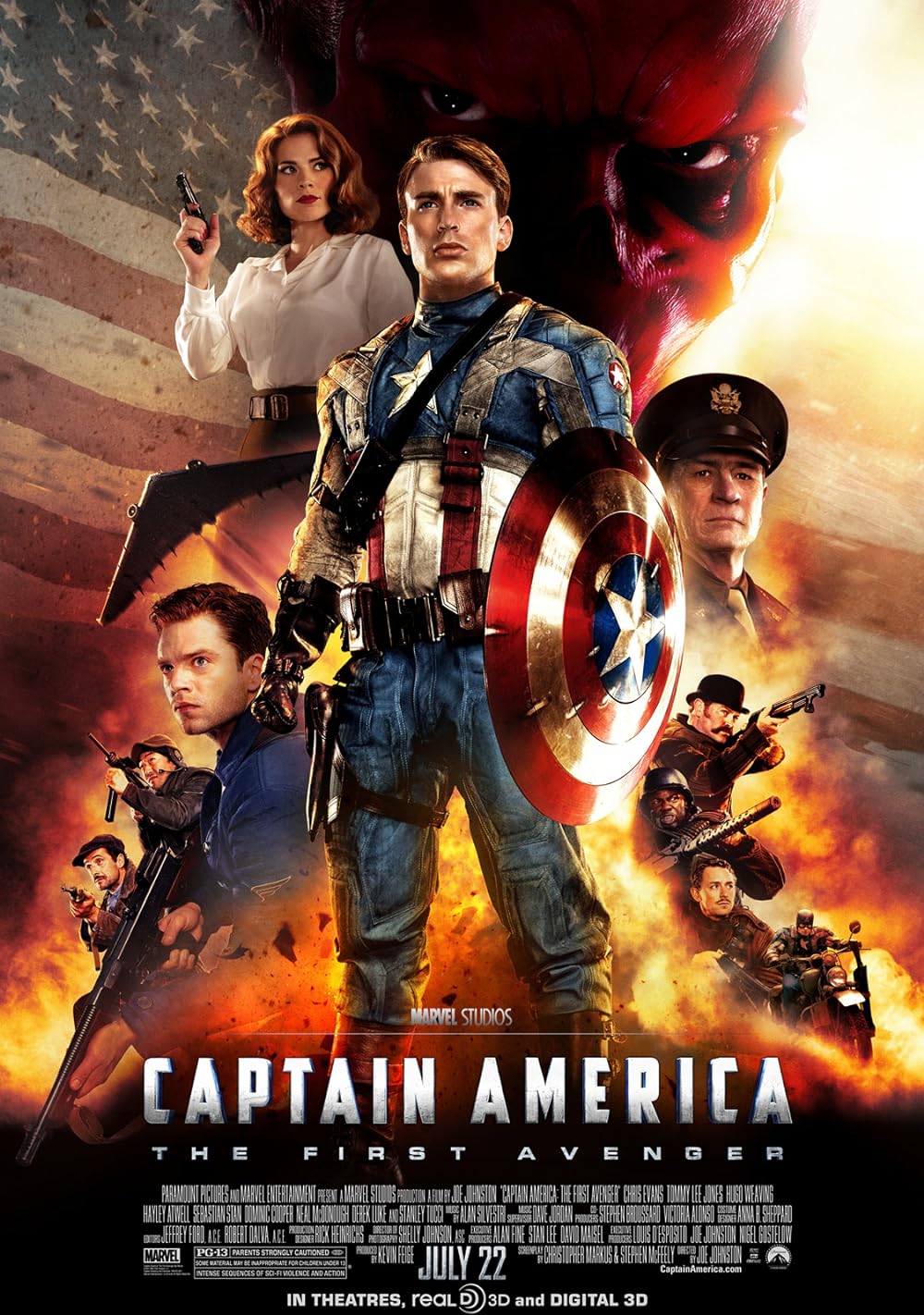 Captain America The First Avenger 2011 Hindi ORG Dual Audio 1080p 720p 480p BluRay ESub Download