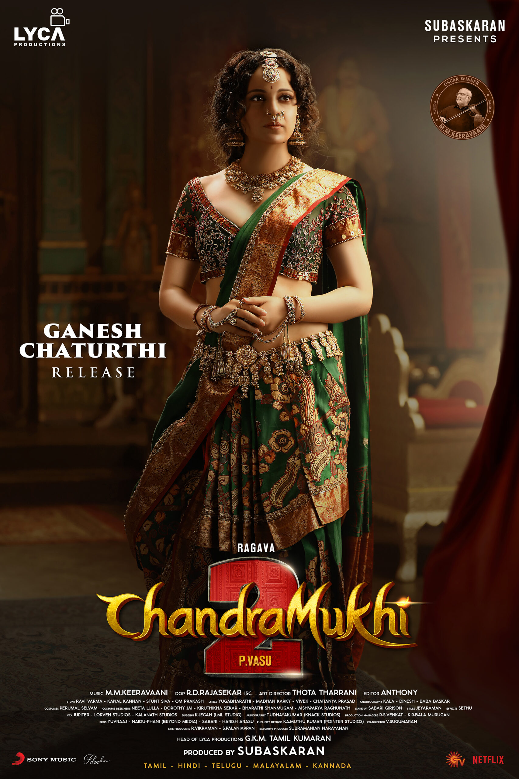 Chandramukhi 2 (2023) Dual Audio (Hindi-Tamil) 480p 720p 1080p WEB-DL Download