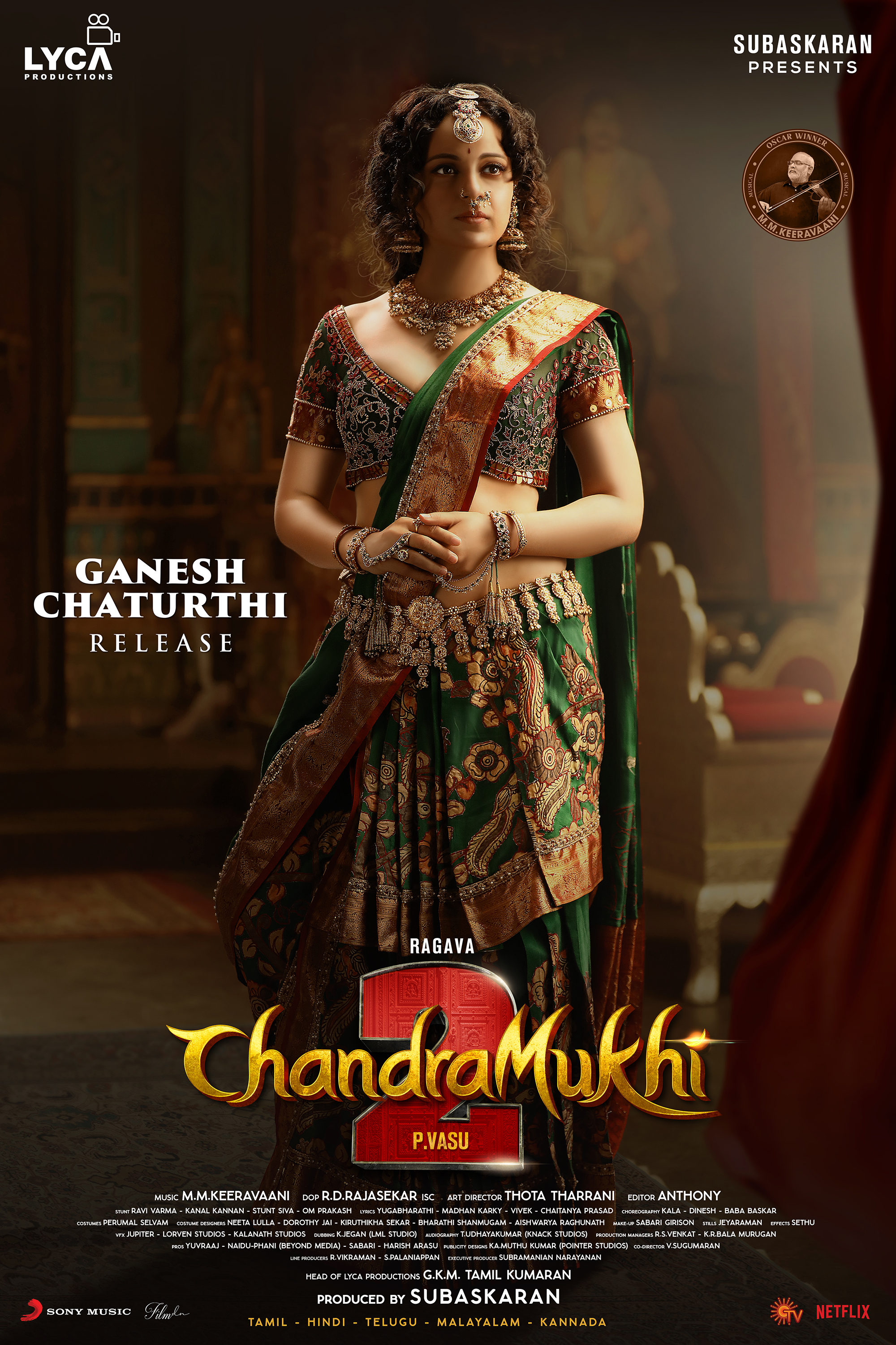 Chandramukhi 2 (2023) Dual Audio (Hindi-Tamil) 480p 720p 1080p WEB-DL Download