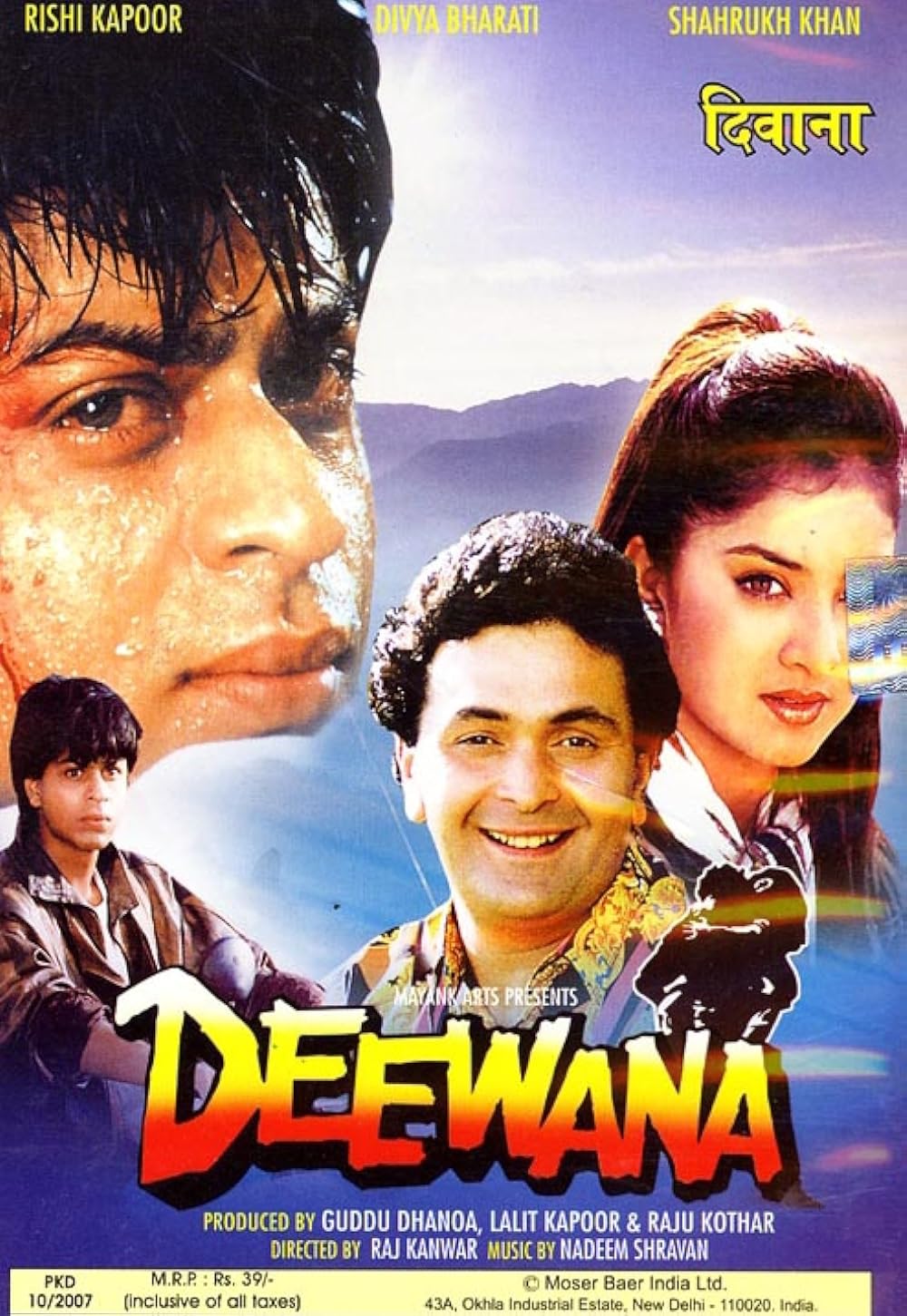 Deewana 1992 Hindi Movie 1080p 720p 480p HDRip Download