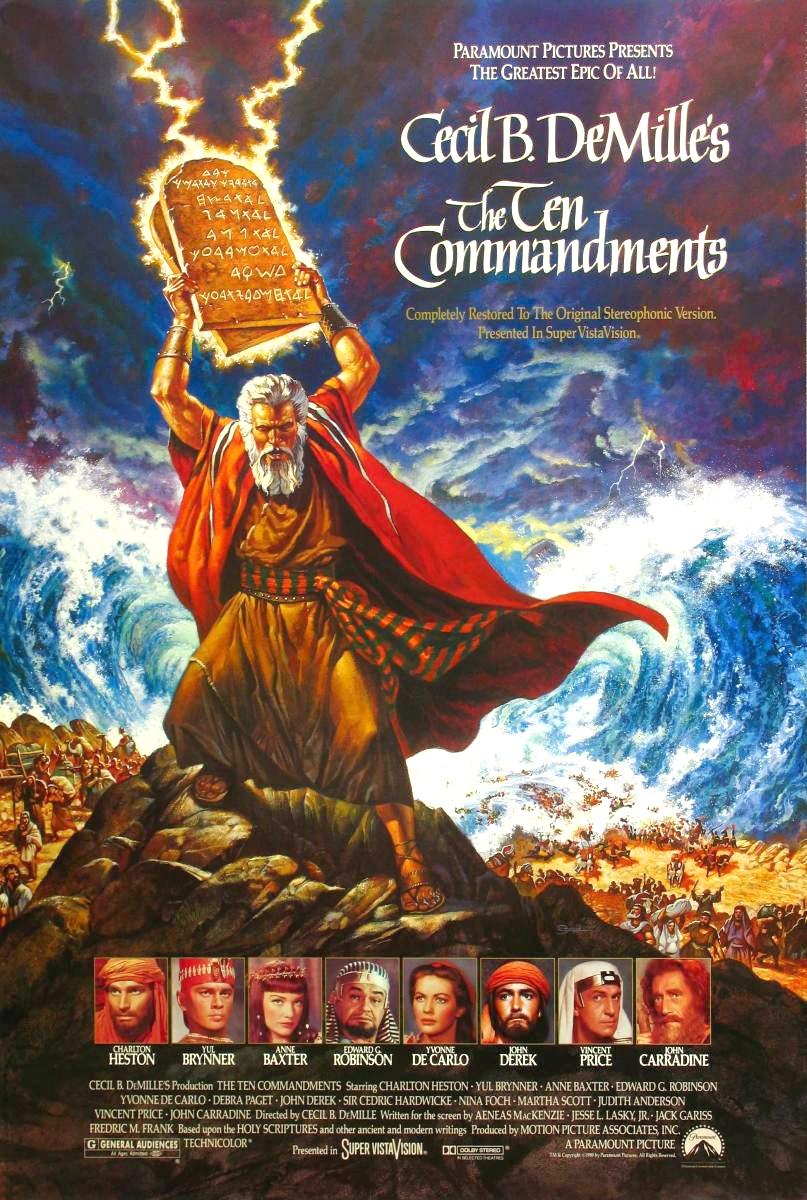 The Ten Commandments is a 1956 Hindi ORG Dual Audio 1080p 720p 480p BluRay ESub Download