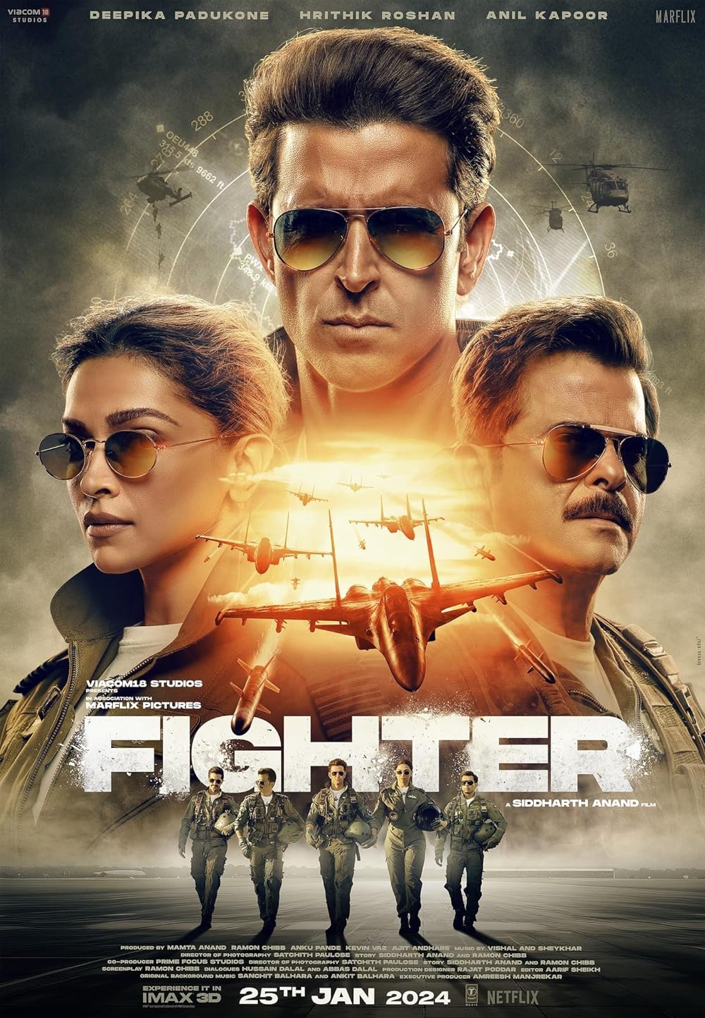 Fighter 2024 Hindi Full Movie 1080p 720p 480p HDRip ESubs Dowload