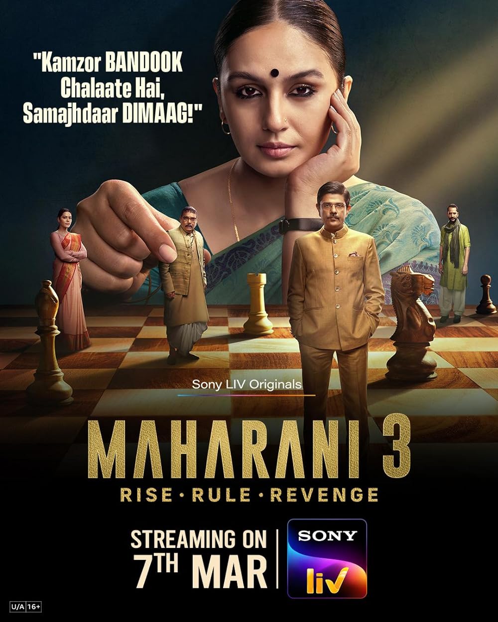 Maharani 2024 S03 EP(01-08) Hindi Sonylive Web Series 720p HDRip 3GB Download