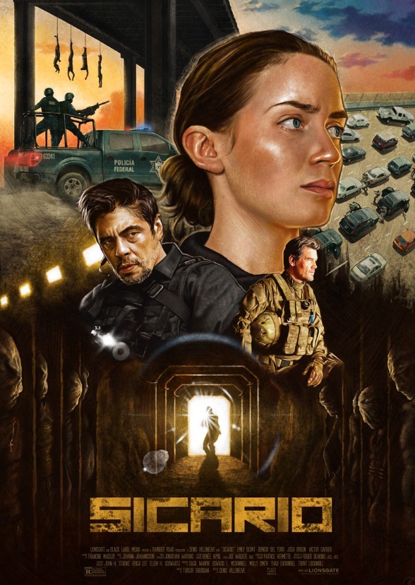 Sicario 2015 Hindi ORG Dual Audio 1080p 720p 480p BluRay ESubs Download