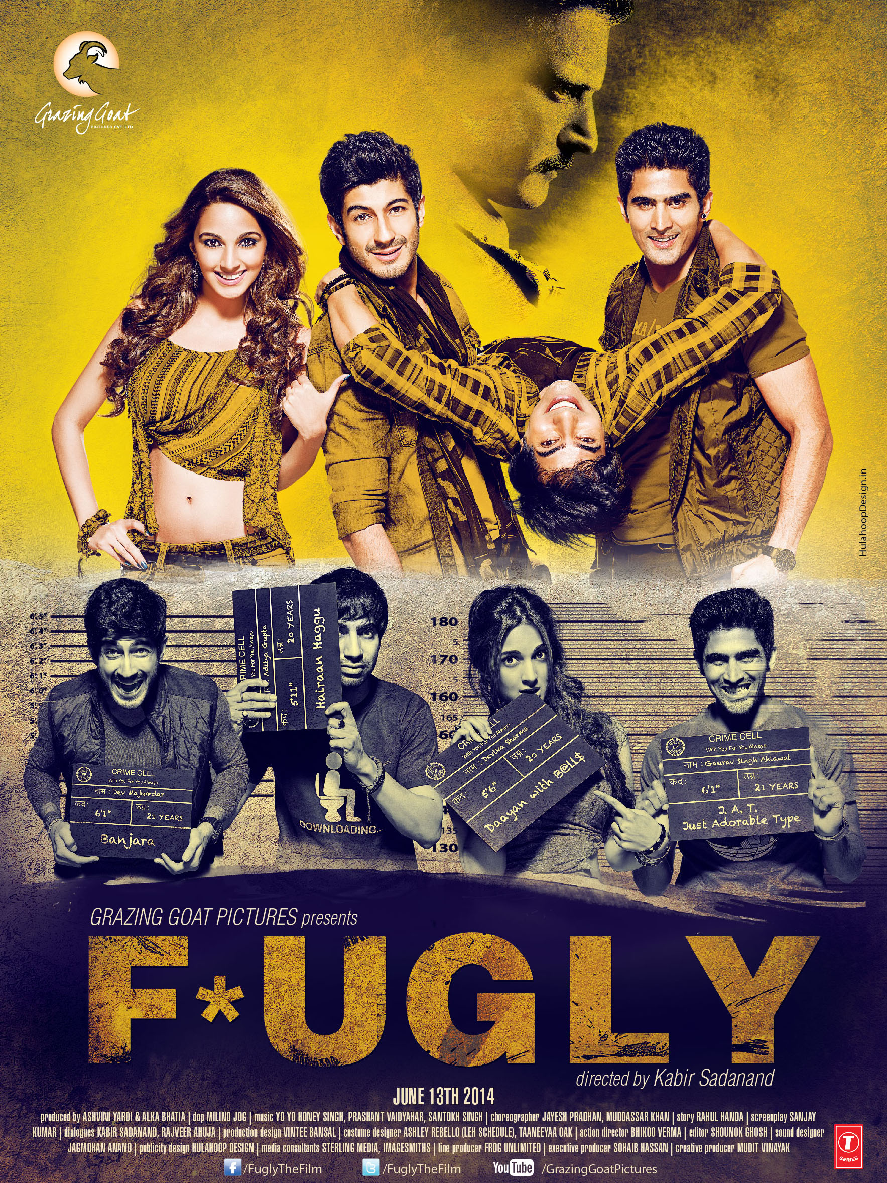 Fugly 2014 Hindi Movie 1080p | 720p | 480p HDRip ESub Download
