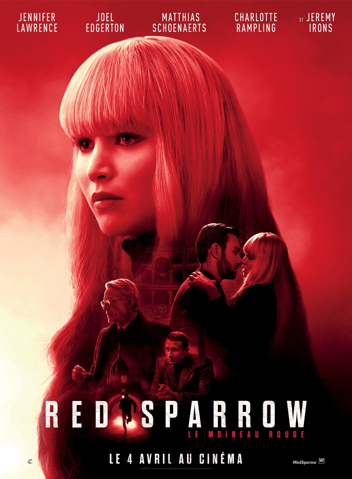Red Sparrow (2018) Dual Audio Hindi ORG 1080p | 720p | 480p BluRay ESub Download
