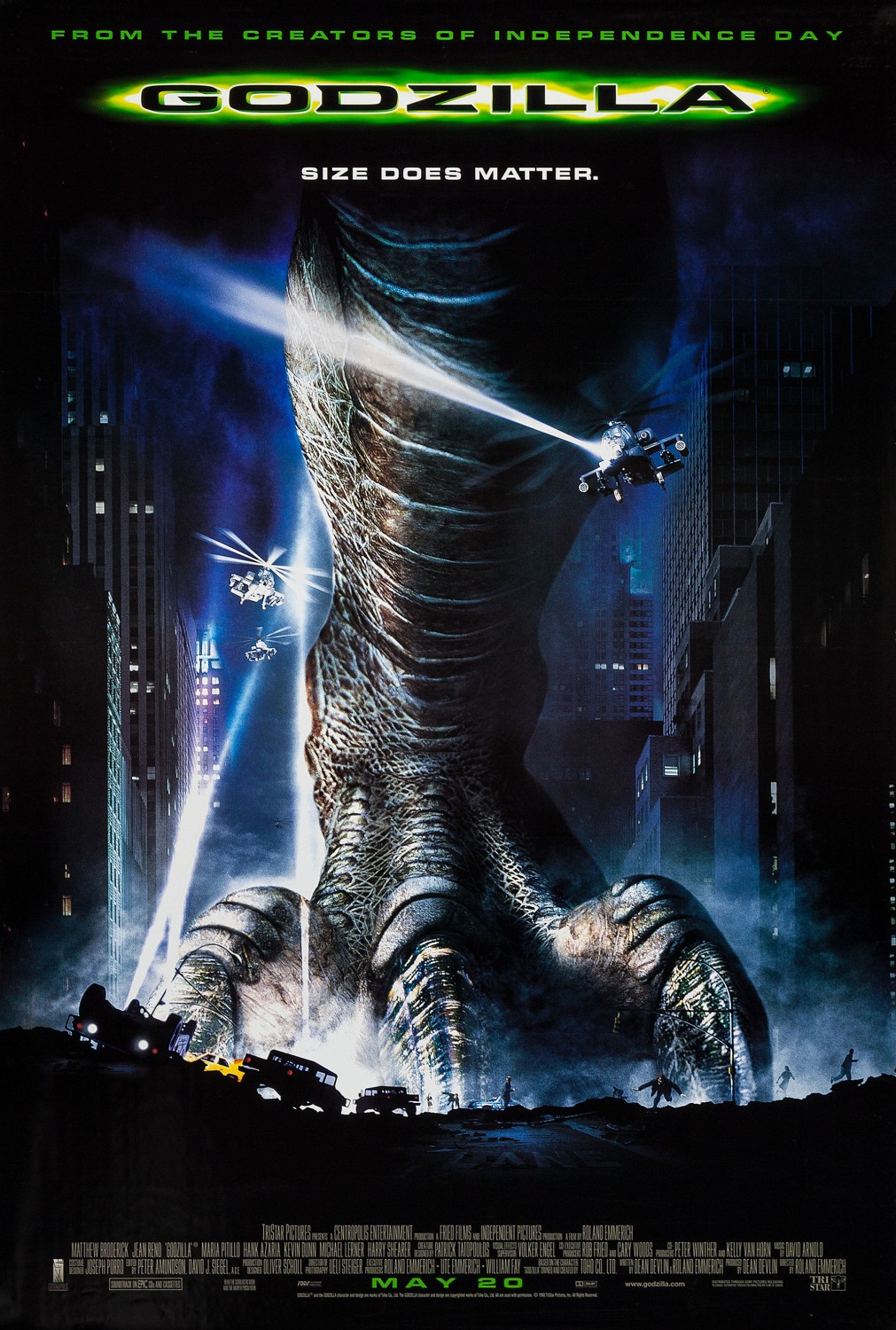 Godzilla (1998) Hindi ORG Dual Audio 1080p | 720p | 480p BluRay ESub Download