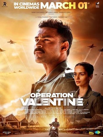 Operation Valentine 2024 ORG Hindi Dubbed 650MB HDRip 720p HEVC x265 ESub Download