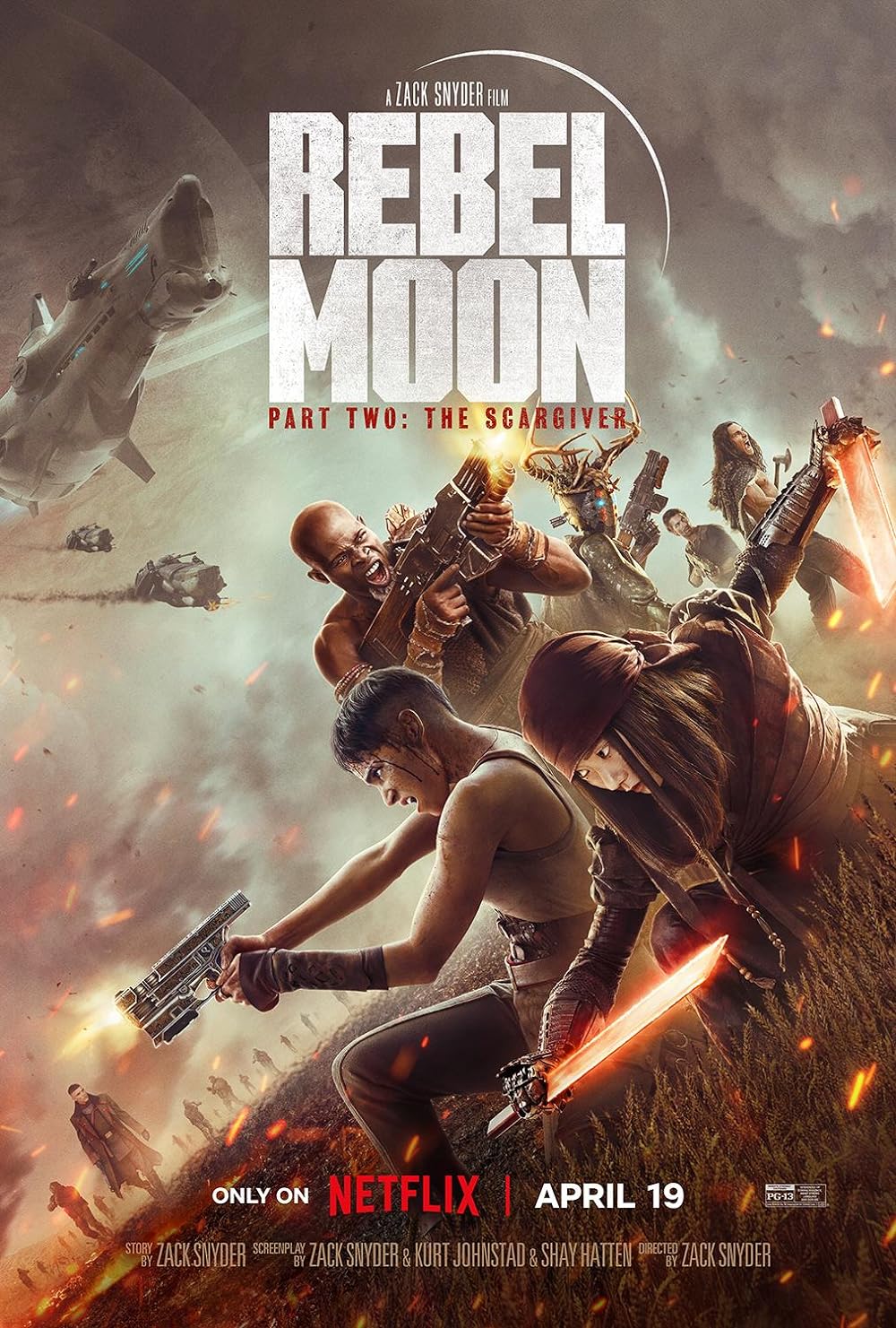 Rebel Moon Part Two The Scargiver 2024 Hindi ORG Dual Audio 1080p | 720p | 480p HDRip Download