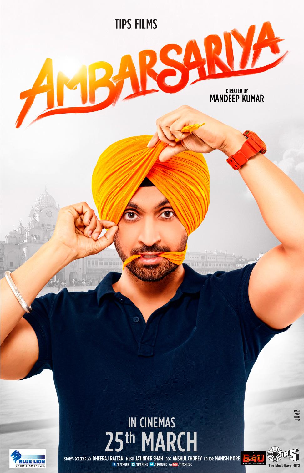 Ambarsariya 2016 Punjabi Full Movie 1080p | 720p | 480p HDRip ESub Download