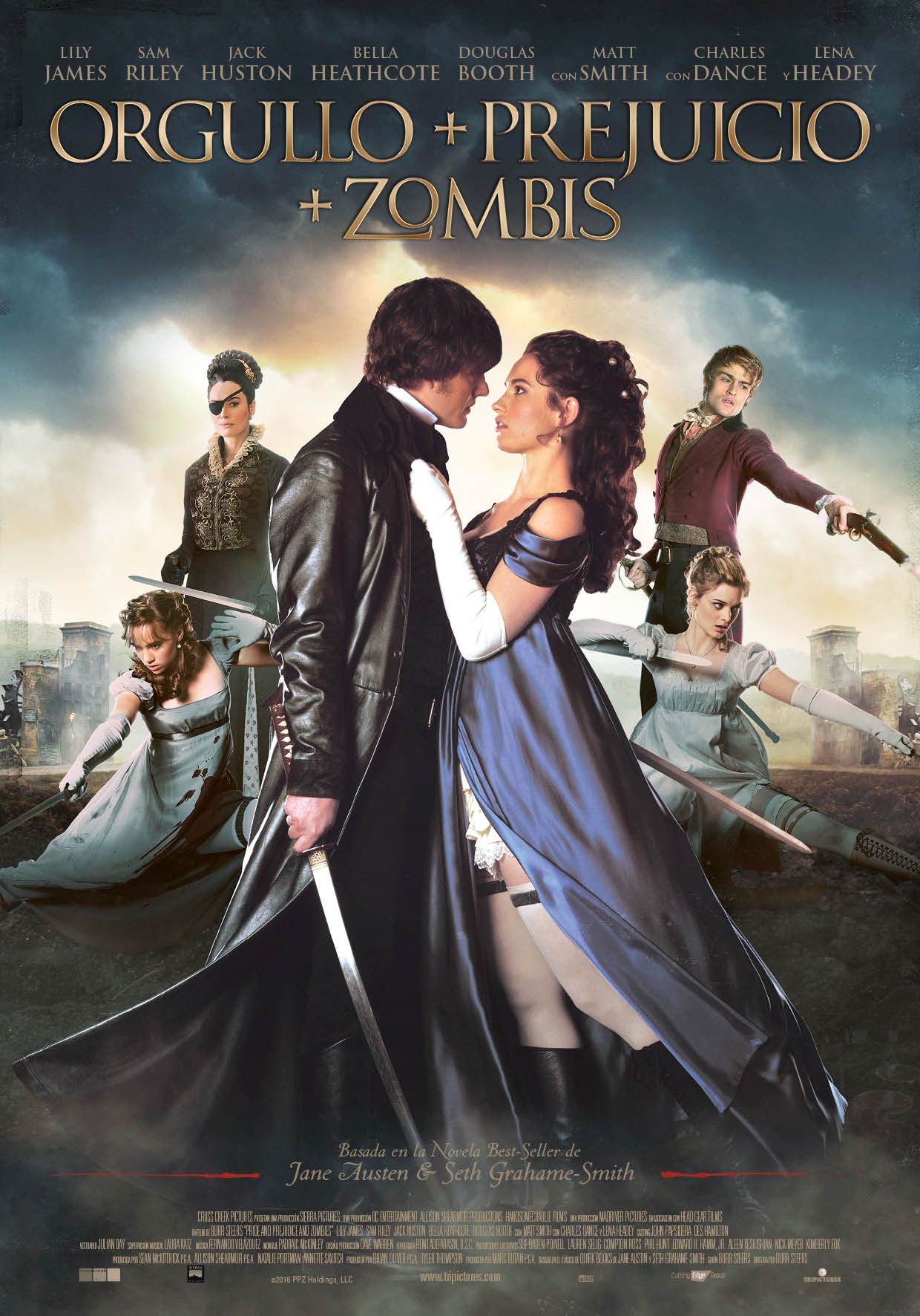 Pride and Prejudice and Zombies 2016 Hindi Dual Audio 720p | 480p BluRay ESub Download