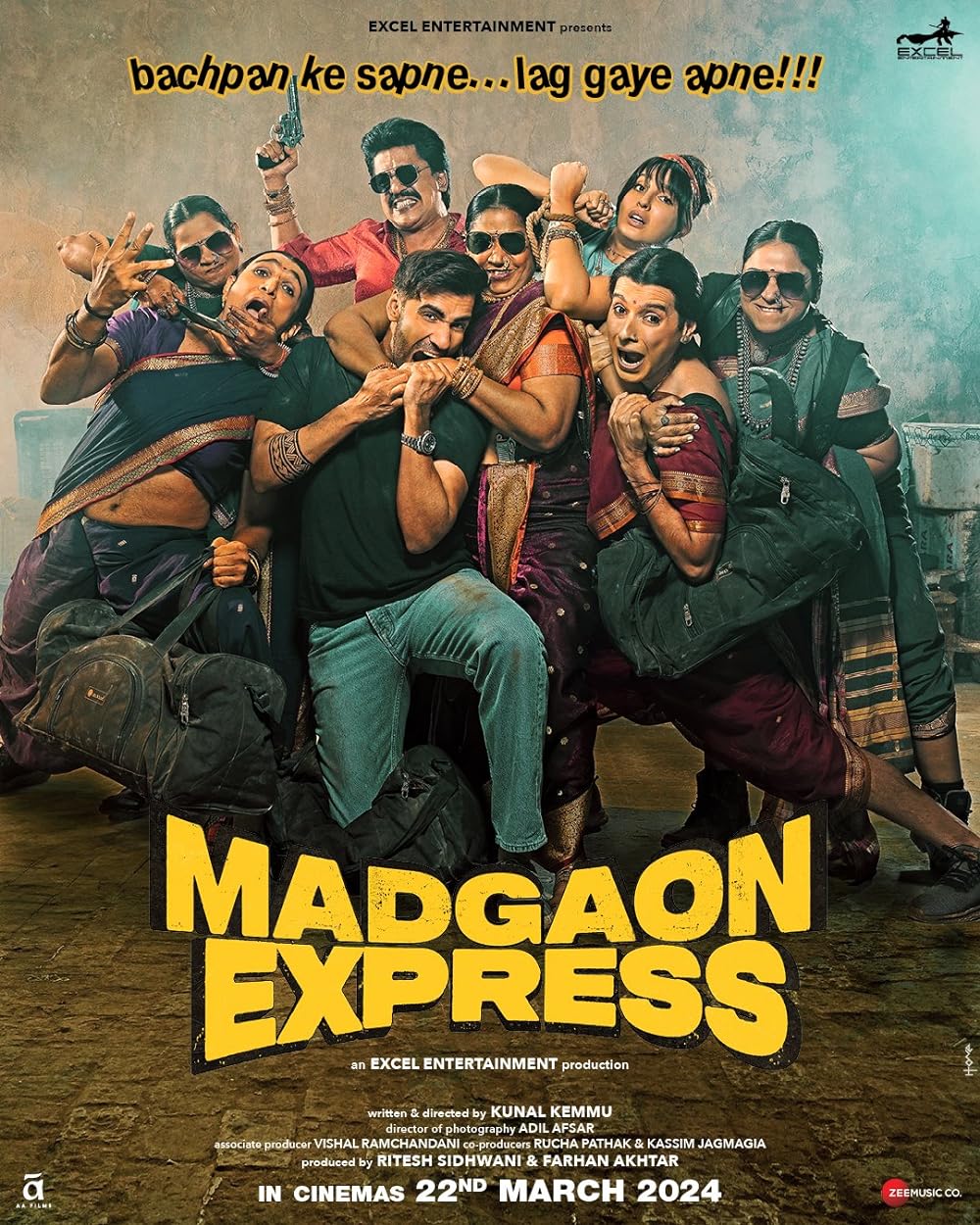 Madgaon Express 2024 Hindi Movie 1080p | 720p | 480p AMZN HDRip ESub Download