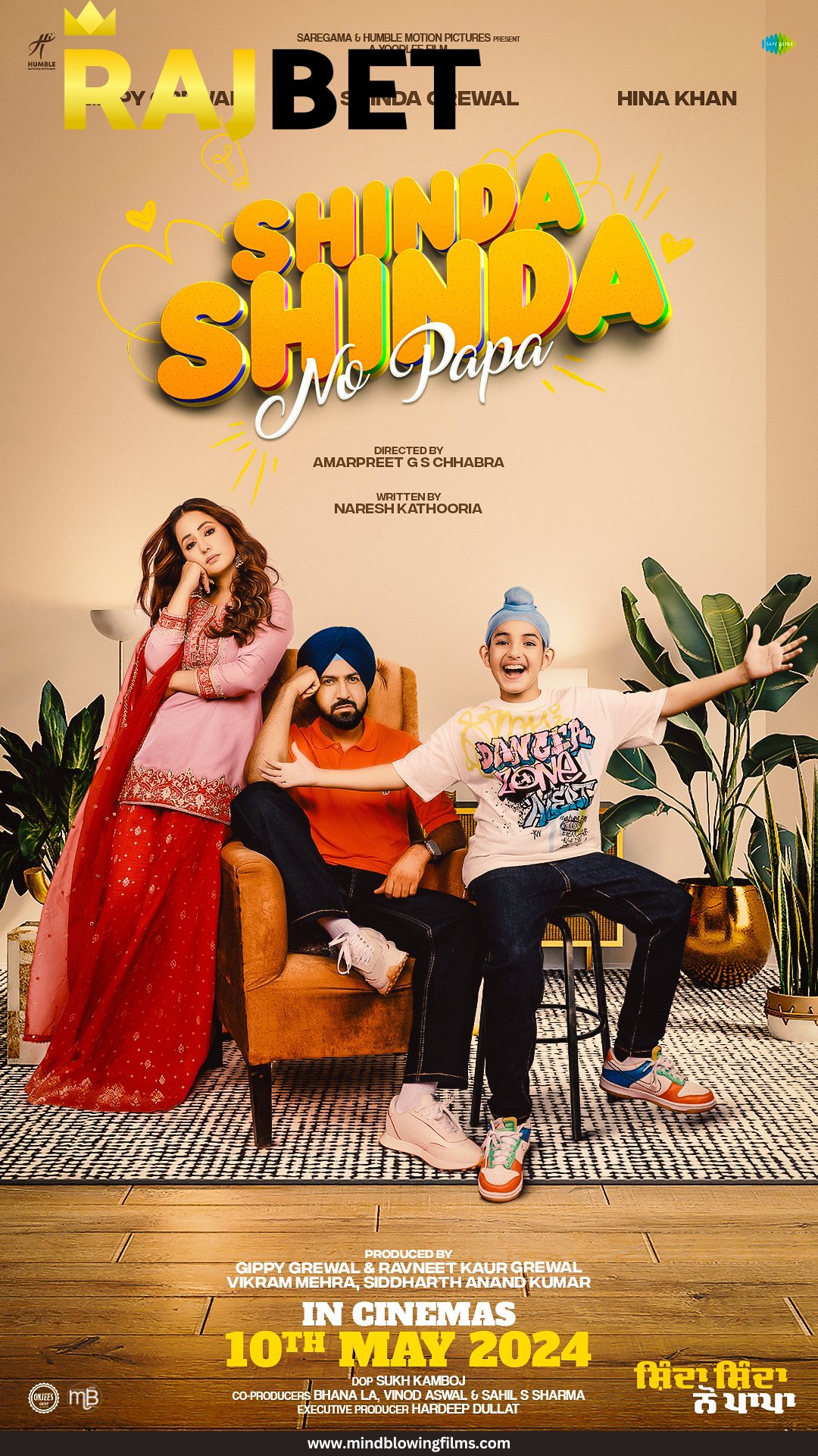 Shinda Shinda No Papa 2024 Punjabi Movie 1080p 720p 480p CAMRip Download