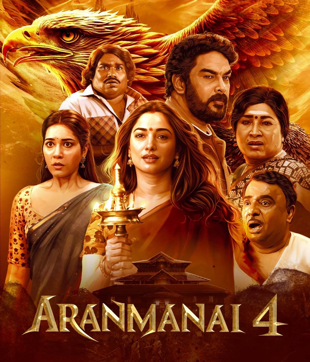 Aranmanai 4 2024 Dual Audio Hindi ORG (Clear) 1080p | 720p | 480p HDRip ESub Download