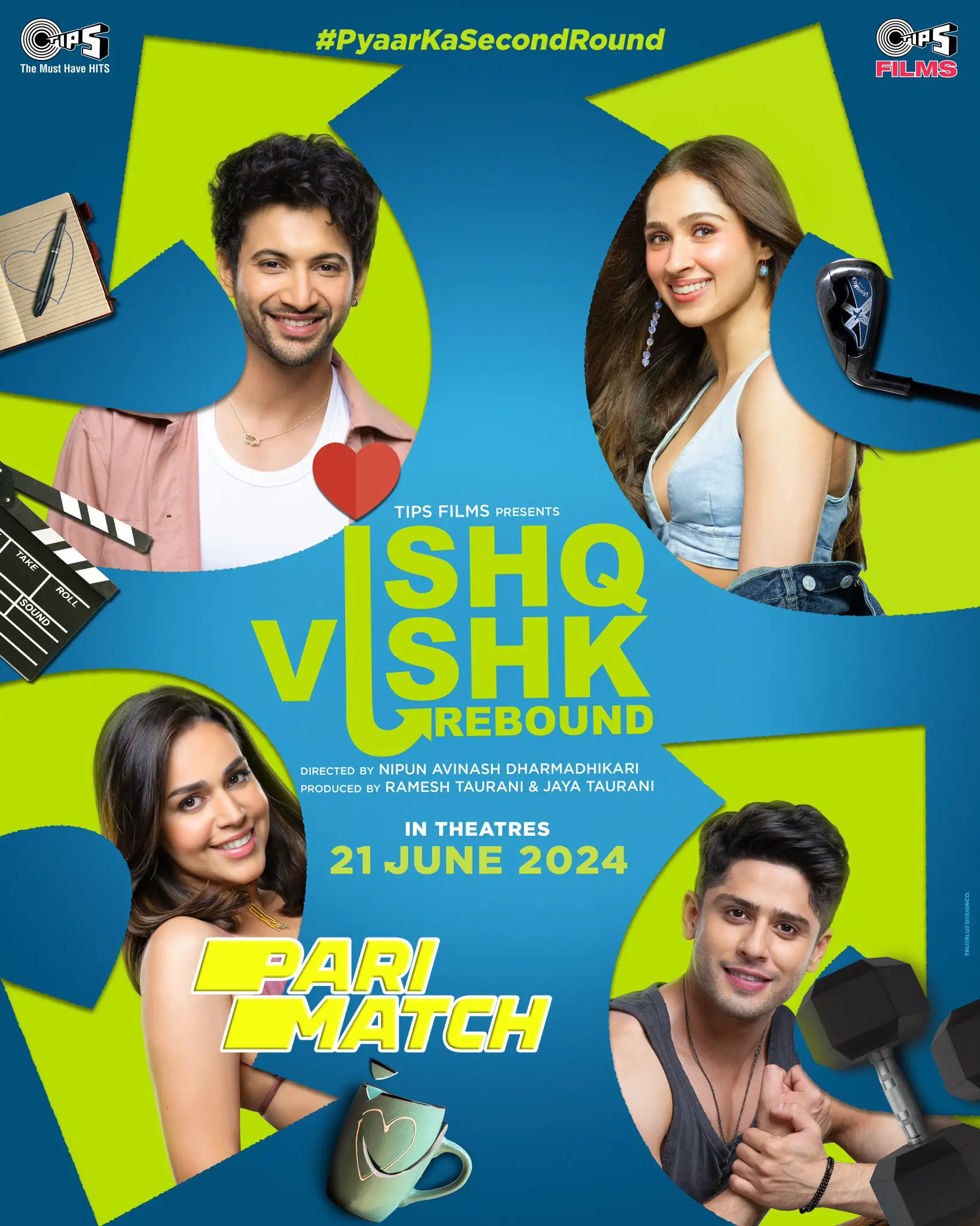 Ishq Vishk Rebound 2024 Hindi 1080p 720p 480p Pre-DVDRip Download