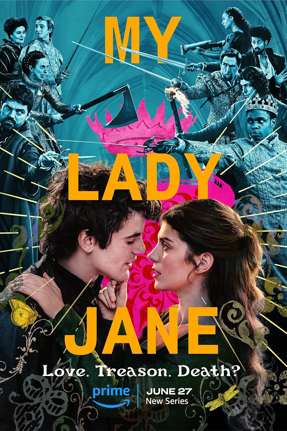 My Lady Jane 2024 S01 EP (01-08) Hindi AMZN Series 1080p | 720p | 480p HDRip Download