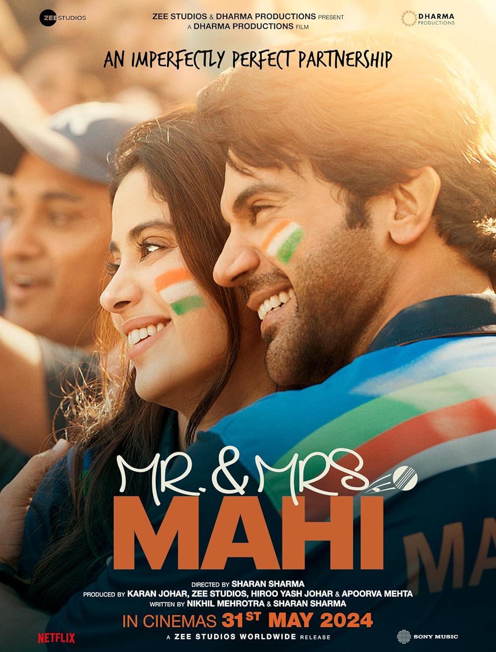 Mr. & Mrs. Mahi 2024 Hindi Dubbed 1080p CAMRip [PariMatch] Online Stream