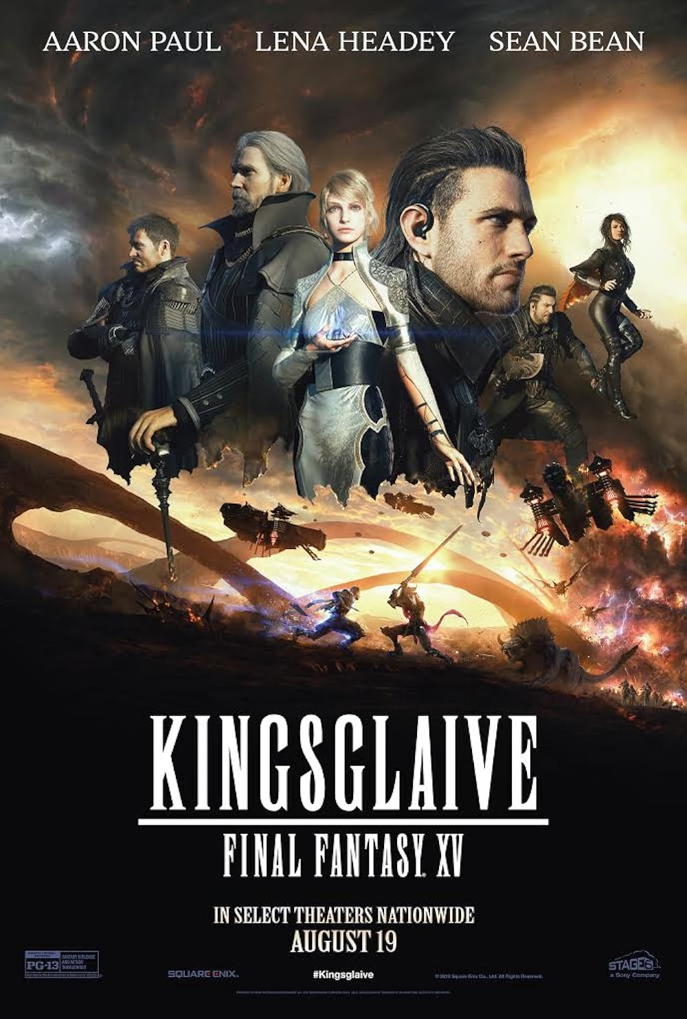 Kingsglaive Final Fantasy XV 2016 Hindi ORG Dual Audio 1080p | 720p | 480p BluRay ESub Download