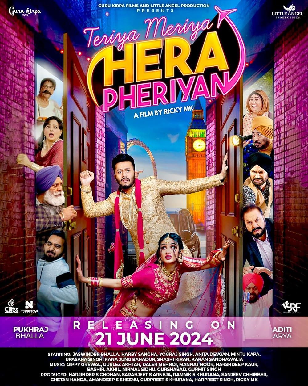 Teriya Meriya Hera Pheriyan 2024 Punjabi 1080p | 720p | 480p HDCAM Download