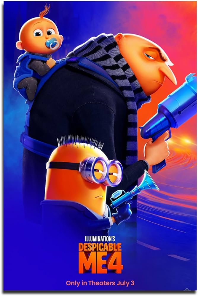 Despicable Me 4 (2024) Hindi (HQ-Dub) 1080p 720p 480p Pre-DVDRip Download