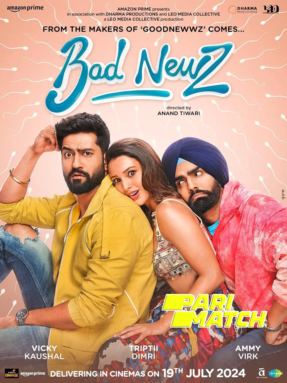 Bad Newz 2024 Tamil Dubbed 1080p 720p 480p CAMRip [PariMatch] Online Stream
