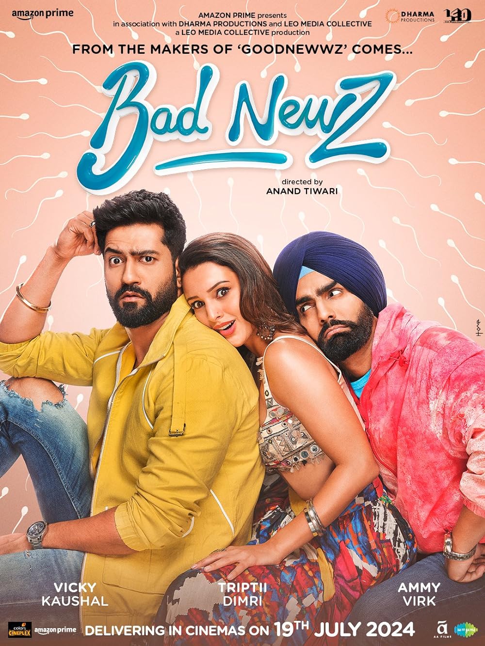 Bad Newz 2024 Hindi ORG Full Movie HDRip | 1080p | 720p | 480p | ESubs