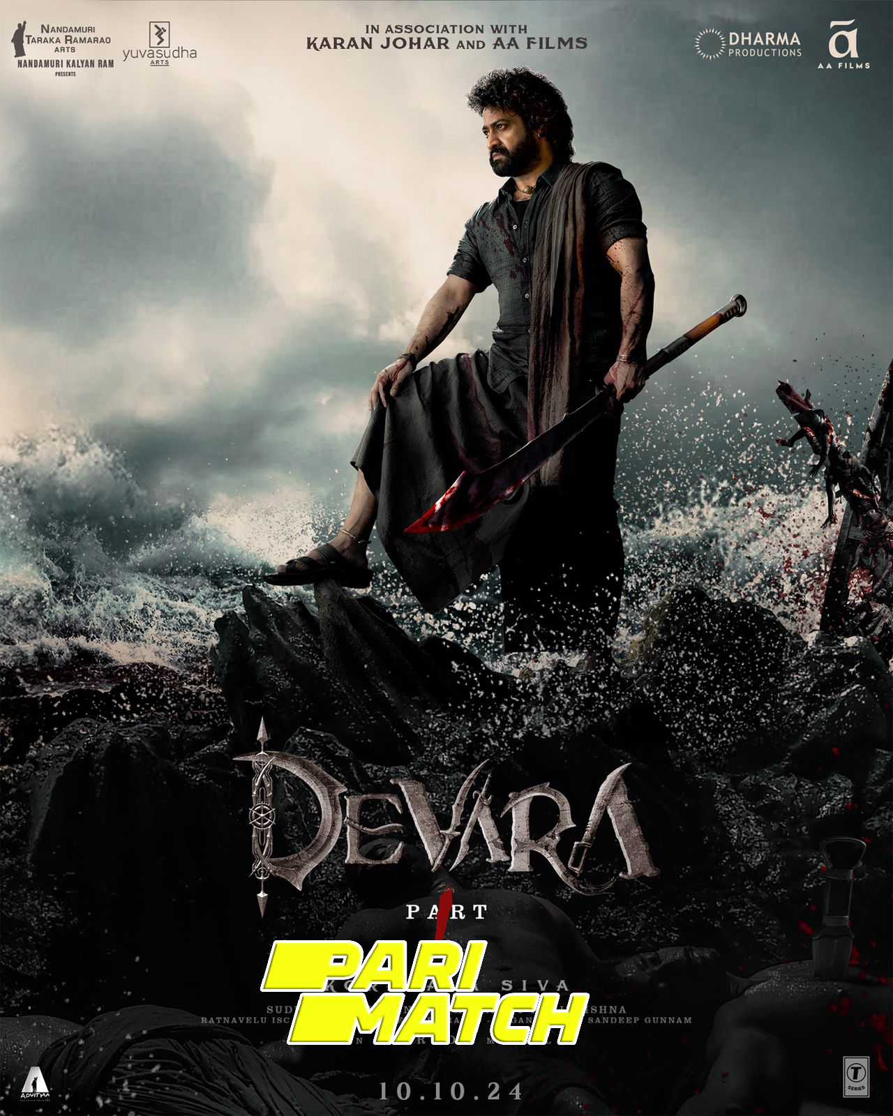 Devara Part 1 2024 Hindi Dubbed ORG Full Movie Pre-DVDRip | 1080p | 720p | 480p | Download