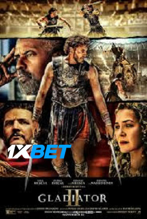Gladiator II 2024 V4 Hindi Dubbed 1080p 720p 480p CAMRip [1XBET] Online Stream