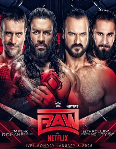 WWE Monday Night Raw (10th February 2025) Full Show HDRip | 720p | 480p Download