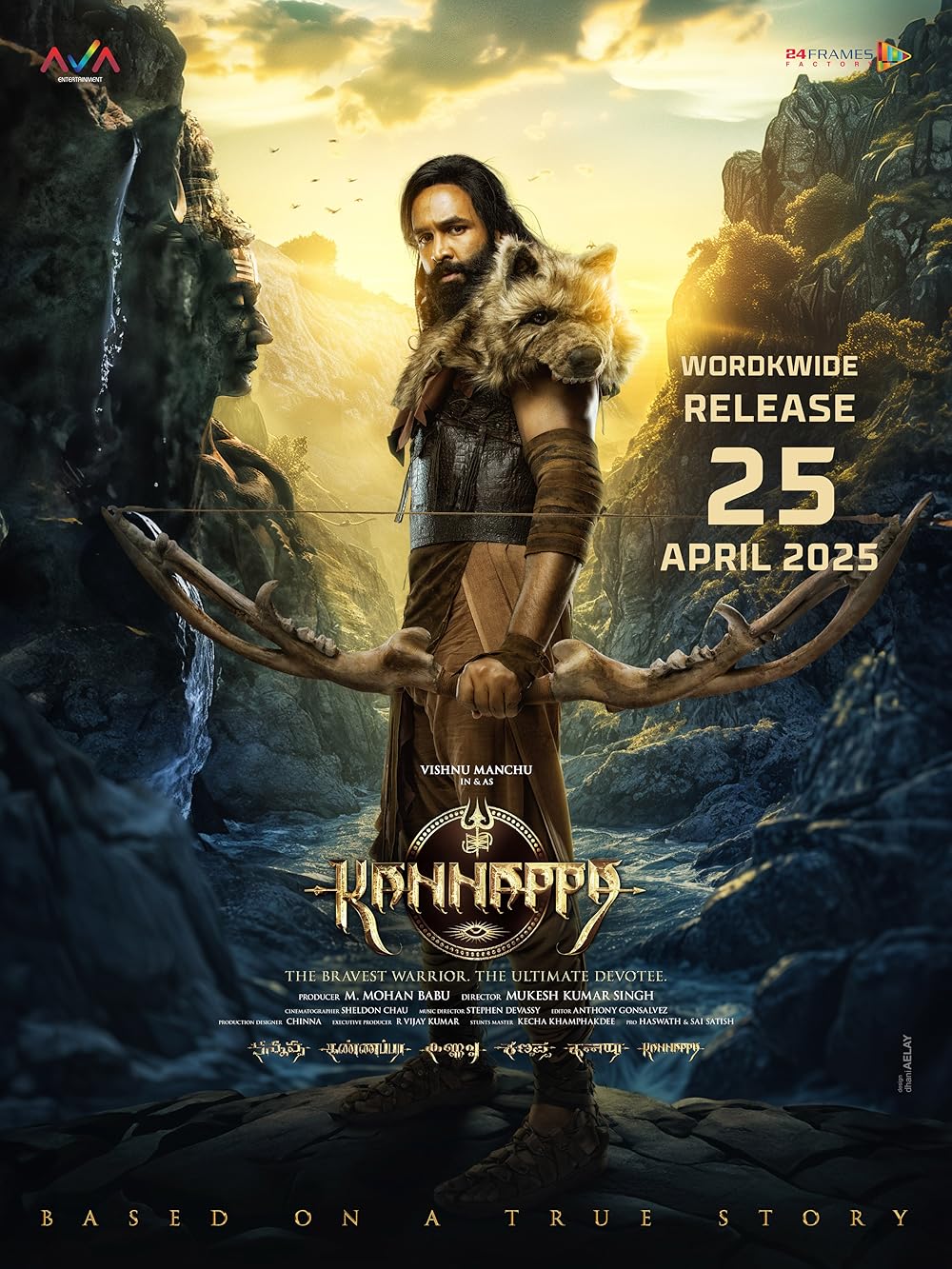 Kannappa 2025 Hindi Official Teaser 1080p | 720p | 480p HDRip Download