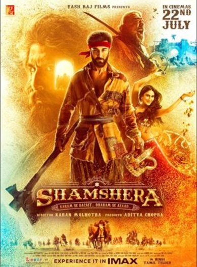 Shamshera (2022) Hindi Movie 1080p | 720p | 480p HDRip ESubs Download