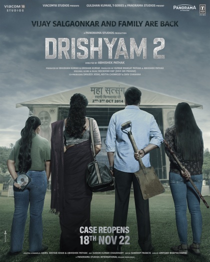 Drishyam 2 (2022) Hindi Movie 1080p | 720p | 480p HDRip ESubs Download